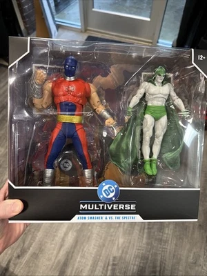 Juego de figuras de acción McFarlane DC Multiverse JSA Atom Smasher Vs The Spectre Deluxe Foto 1 de 4