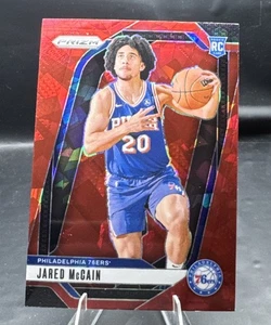 Panini Prizm 2024-25 - Jared McCain #222 Red Ice Prizm (RC) - Imagen 1 de 3