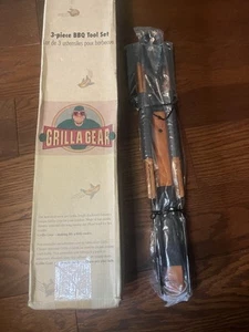 Gorilla Gear 3-teiliges Grillwerkzeug-Set NEU - Bild 1 von 8