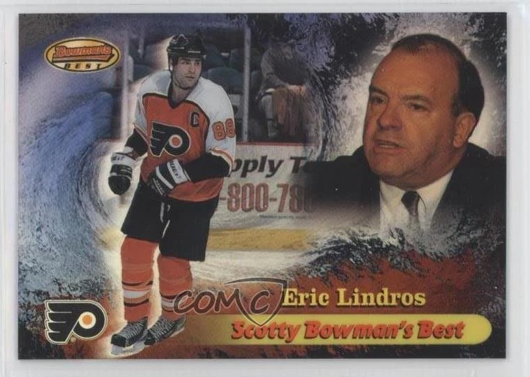 1998-99 Bowman's Best Scotty Bowman' Best Refractor /200 Eric Lindros #SB5 HOF - Image 1 of 2