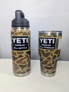 New 2025 Yeti Wetlands Camo / Camouflage 30 oz Rambler Tumbler Bottle 26 Oz - Picture 1 of 1