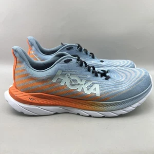 Zapatillas bajas cómodas Hoka One One Mach 5 para hombre talla 12,5 azul naranja - Imagen 1 de 8