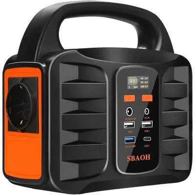 Powerstation, Solargenerator, tragbar, Camping, Backup, Lithium, Stromversorgung - Bild 1 von 2