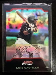2004 Bowman Chrome Refractor Luis Castillo #18 Miami Marlins - Picture 1 of 2