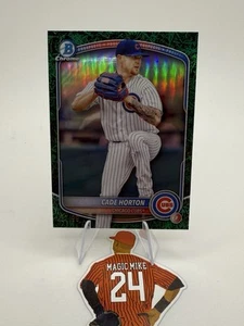 Cade Horton 2025 Bowman Chrome Prospects #BCP-10 Green Grass Refractor /99 (RC) - Picture 1 of 2