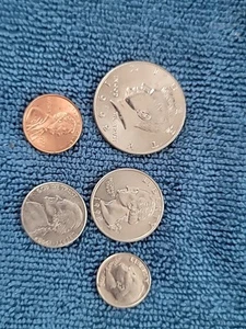 1998 Year Set (5 coins) w/ Kennedy Half Dollar Denver Mint - Picture 1 of 7