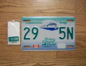PRINCE EDWARD ISLAND KANADA NUMMERNSCHILD - 29 5N - CONFEDERATION BRIDGE - Bild 1 von 1