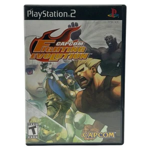 Disco y estuche de juego probado Capcom Fighting Evolution (Sony PlayStation 2, 2004) PS2 - Imagen 1 de 4