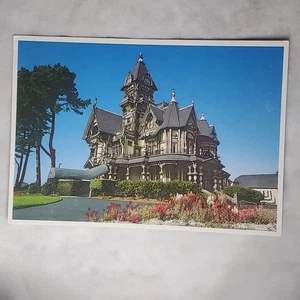 Side View The Carson Mansion Eureka California TVintage Souvenir Postcard - Picture 1 of 2