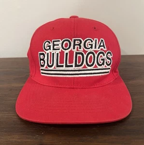 VTG UGA Georgia Bulldogs SnapBack College Hat Gameday Tailgate 90s Dawgs READ - Picture 1 of 11