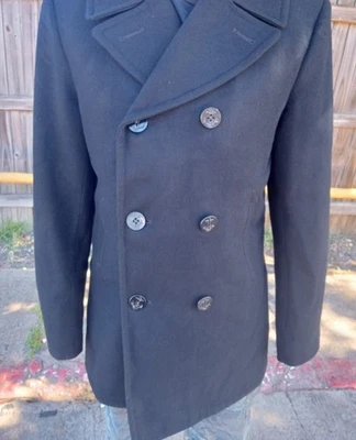 MENS/SZ42/X  Long/Midnight Blue/DSCP Peacoat/sleeves28' & Coat about 34 1/4 long - Image 1 of 4