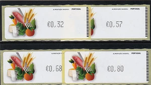 PORTUGAL ATM SET HEALTHY EATING AFINSA # 50 CROUZET (2009) MNH (**) - Picture 1 of 1