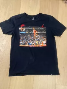 Nike Air Jordan Vintage Michael Jordan 3:51 Dunk Contest Black T-Shirt Men's M - Picture 1 of 6