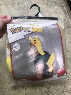Nuevo Paquete Adulto Pokemon Pikachu Disfraz Kit de Accesorios Tocado y Cola ¡Envío Rápido! Foto 1 de 3