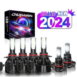 6pcs Faros LED Bombilla HI/LOW + Luces Antiniebla For Dodge Journey 2010-2018 - Bild 1 von 14