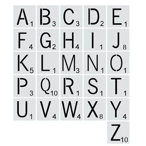 English Alphabets/Letter Stencils for Painting Create Customized Signs Template - Picture 1 of 10