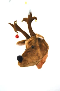 Child's Raindeer Hat by Flomo Brown in Color - Picture 1 of 24