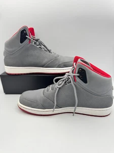 Nike Air Jordan 1 Flight 5 Wolf Grey / Gym Red Men's - 881434-004 Size 11 - Picture 1 of 8