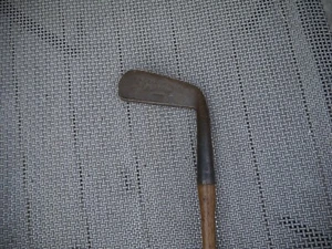 Antiker Holzschaft St Andrews Smooth Face Messingkopf Putter - Bild 1 von 18