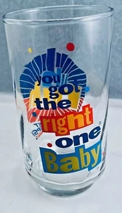 Vintage Diet Pepsi "You Got The Right One Baby! Uh Huh" Ray Charles Glass NICE - Picture 1 of 6