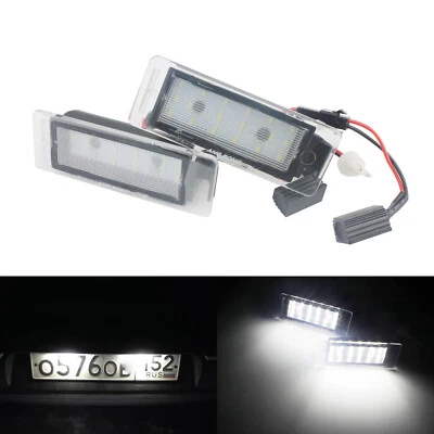 2x For Opel Vauxhall Mokka VXR8 Insignia LED Licence Number Plate Light Canbus - Image 1 of 4