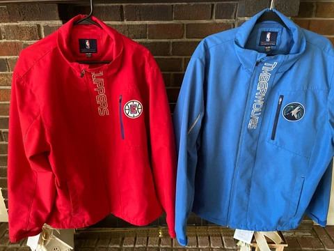 Carl Banks NBA Los Angeles Clippers & Minnesota Timberwolves Men's XXL Jackets Cover