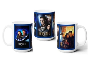 Farscape TV Serie (1999) 15oz Tasse Sci-Fi Fantasy Raumschiff Wurmloch Aliens - Bild 1 von 5