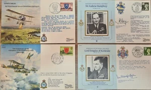 Lot of 4 RAF FDC Cover - Battle of Britain - Bomber Command - Royal Flying Corps - Picture 1 of 12