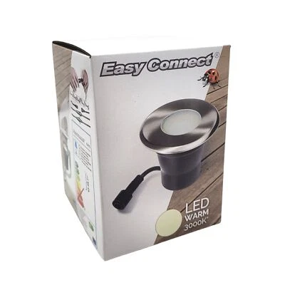 LED Einbauleuchte Ø11cm Edelstahl Gartenlampe Gartenleuchte Terrassenleuchte  - Bild 1 von 4