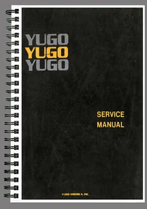 Yugo GV Workshop Manual Shop Repair Workshop Service Book On Paper English - Picture 1 of 5