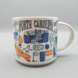 Starbucks Coffee Mug NORTH CAROLINA Been There Series Cup 2018 Old North State - Picture 1 of 10