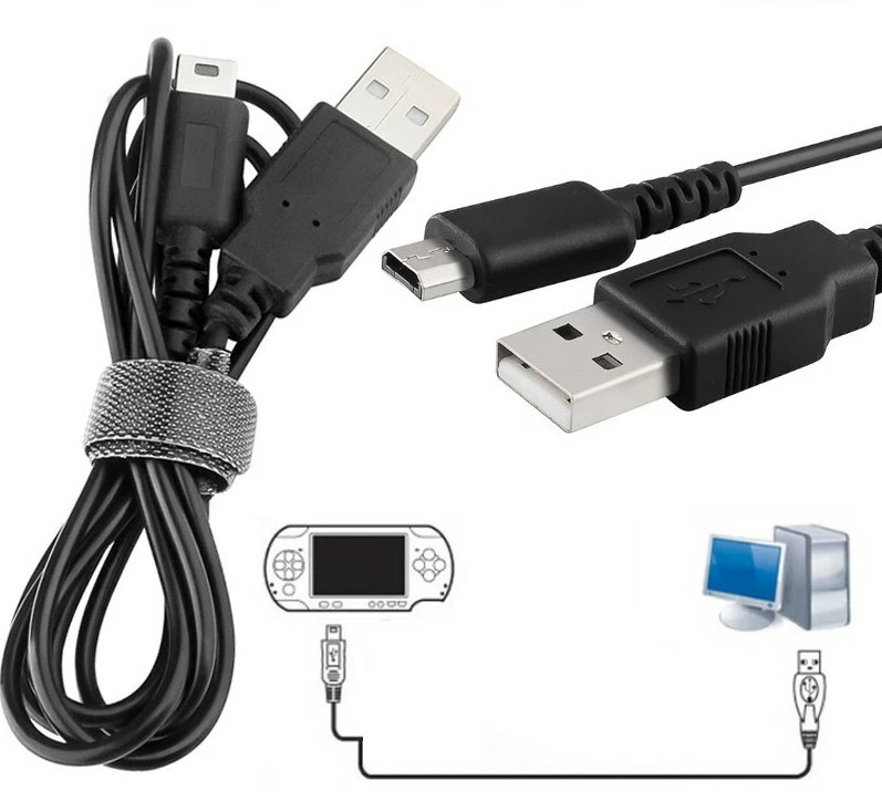USB Power Charging Cable Cord Wire for Nintendo DS Lite DSL NDSL 1M - Image 1 of 1
