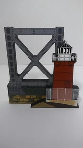 ๐ Hand Painted & Carved Wood Art Of The Jeffry's Hook Lighthouse New York (P3) - Picture 1 of 4