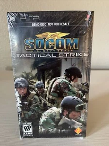 Socom U.S Navy Seals Tactical Strike Demo Disc SEALED Sony PSP PlayStation Rare - Picture 1 of 3