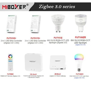 Miboxer TUYA Zigbee 3.0 E27 GU10 MR16 RGB+CCT Dimmable LED Bulb LIGHT spotlight - Picture 1 of 42