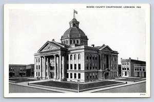 Vintage Postcard Lebanon IN Boone County Courthouse Indiana V5 - Bild 1 von 2
