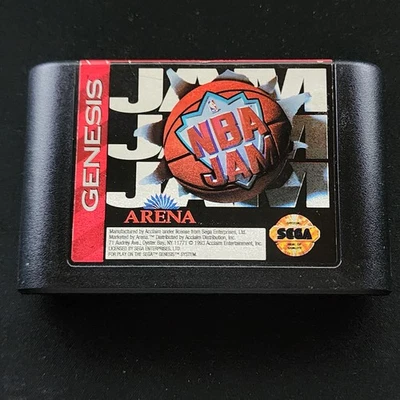 NBA Jam (Sega Genesis, 1994) GAME CARTRIDGE ONLY TESTED WORKS - Image 1 of 4