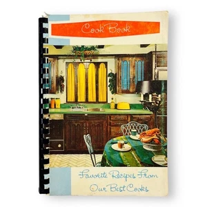 A Book of Favorite Recipes, Vintage Church Cookbook, Women's Fundraiser, 1969 - Picture 1 of 10