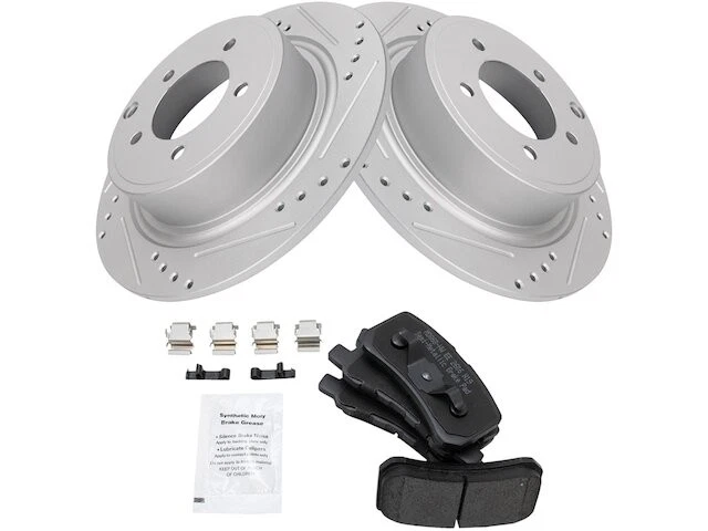 Rear Brake Pad and Rotor Kit For 2008-2012 Mitsubishi Outlander 2009 GR567PM - Изображение 1 из 1