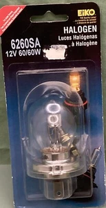 NEW GENUINE EIKO 6260SA 12V 60/60W HALOGEN REPLACEMENT BULB - Picture 1 of 3