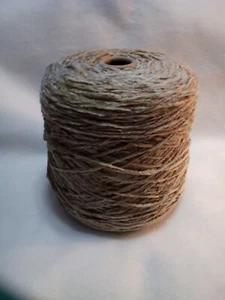 CHENILLE YARN 100% RAYON CROCHET WEAVING 1 lb 10 oz. French Linen Color - Picture 1 of 3