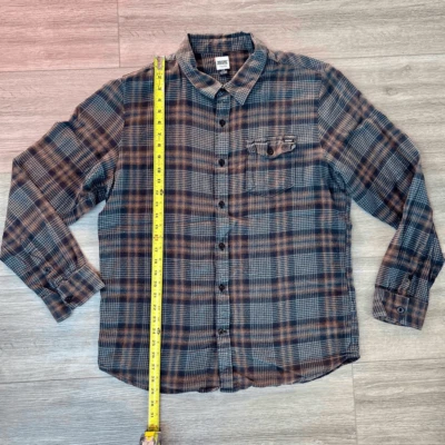 Volcom Men's Multicolor Plaid Long Sleeves Button Down Shirt Size Large - Image 1 of 4