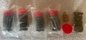 Lot Of 5 - SPACECRAFT COMPONENTS CORP.  SCPT06SJF16-26S , MULTI-PIN Connector - Picture 1 of 6