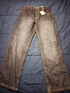 Timberland Jeans Boys Youth Size 16 Blue Denim Straight Leg Durable Western NWT - Picture 1 of 7