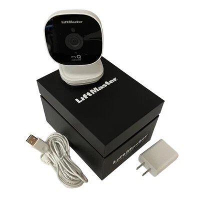 LiftMaster Smart Garage Camera Magnetic Or Hardware Mount Open Box MYQ-SGC1WLM - Image 1 of 4