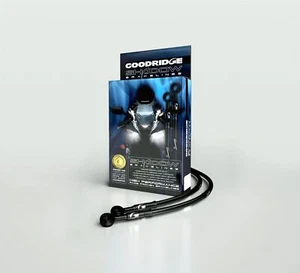 GOODRIDGE SHADOW RACE FRONT BRAKE HOSES FOR YAMAHA RD350LC 80-83 - Picture 1 of 1