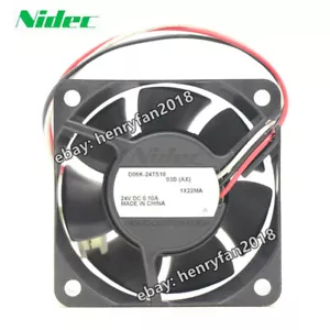 Nidec Fan D06K-24TS10 Axial Fan DC 24V 0.10A 60X60X25mm 3pin Server Cooling Fan - Picture 1 of 6