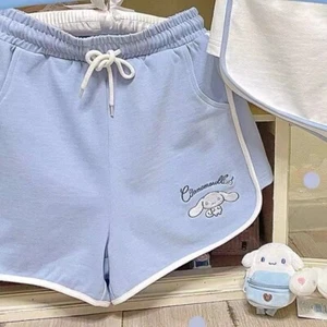 Women's Sports Shorts Cartoon Kuromi Cinnamoroll Lady Lounge Summer Beach Pants  - Picture 1 of 19