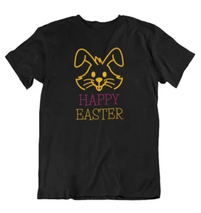 Happy Easter Shirt Bunny T-Shirt Spring Tee for Men Funny Holiday Gift - Picture 1 of 14