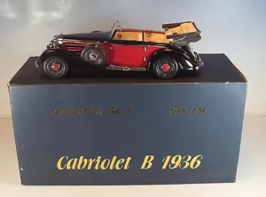 CMC 1/24 Mercedes Benz 540 K Cabriolet b (1936) schwarz/rot OVP #3954 - Bild 1 von 4